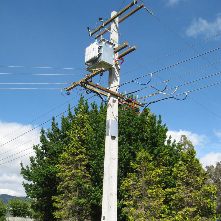 Humes Concrete Power Pole