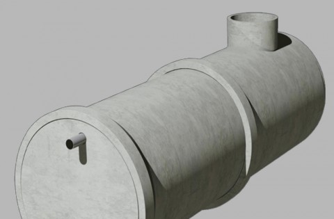 Concrete Pipe Detention Tank