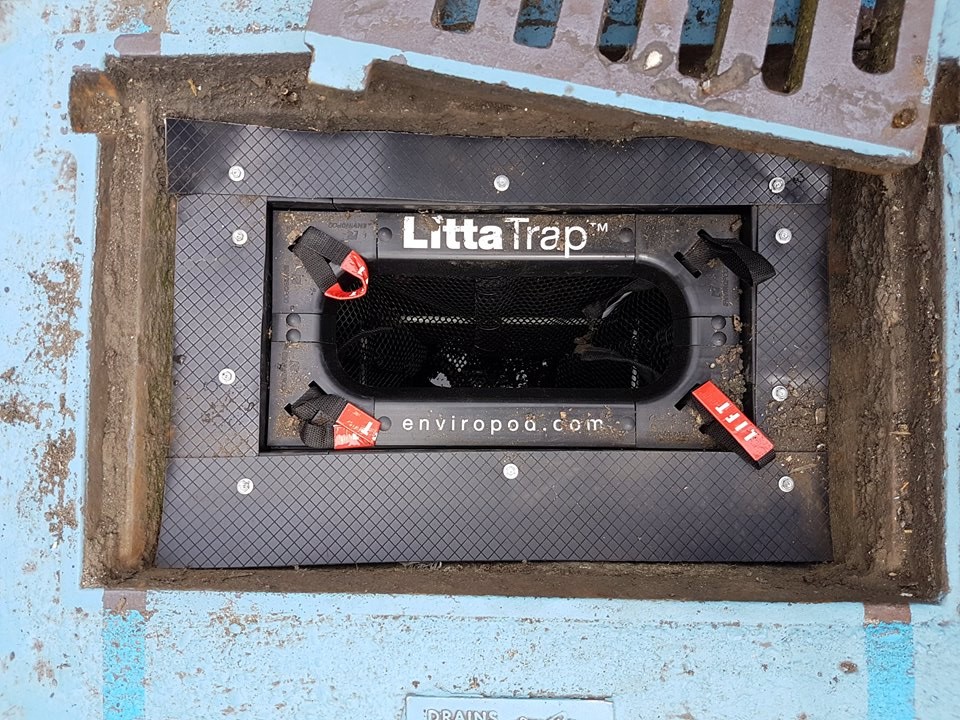 Installed LittaTrap