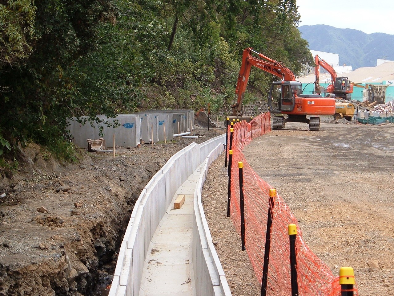 Humes concrete ducting