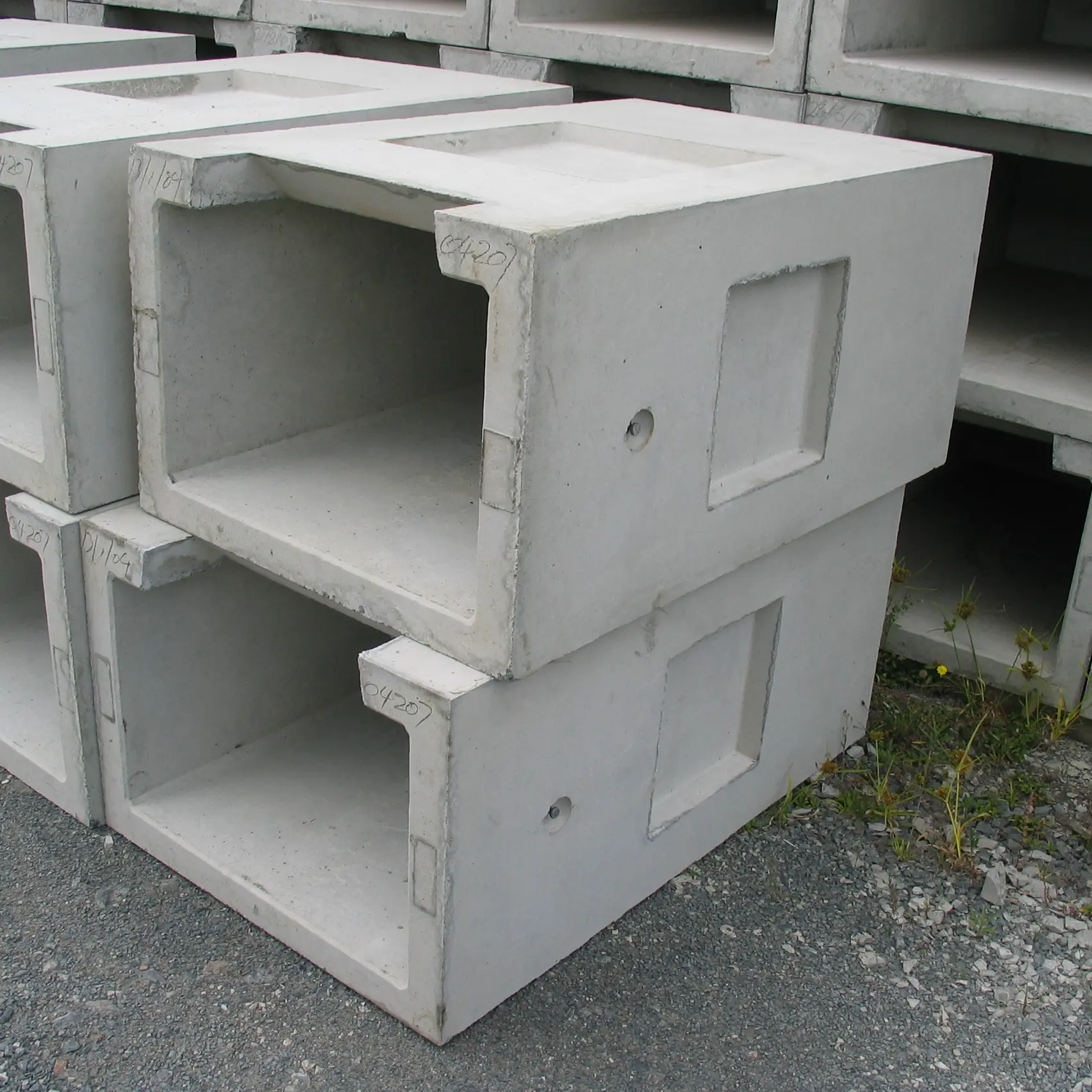 Humes Concrete Cesspit Stacked