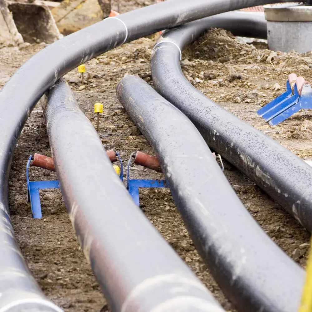 Humes Marley PE Piep being laid for the Auckland Northern Busway v2